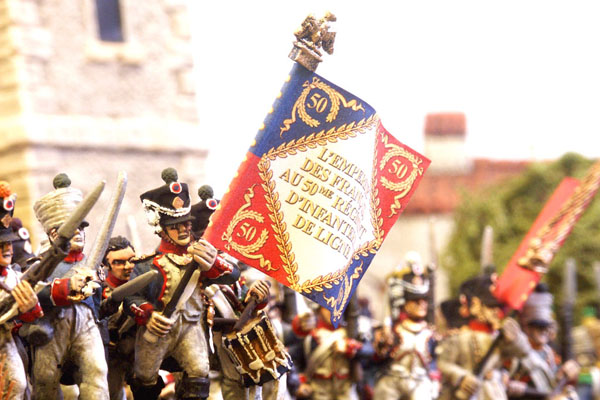 28mm scale French flag 1804 pattern.