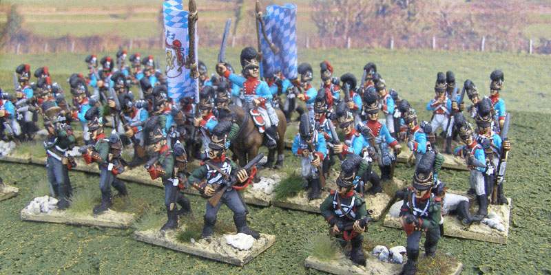 Bavarians painted for a customer.