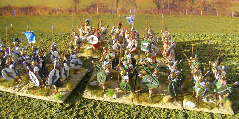 My painted Romans.