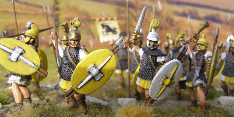 My painted Romans.