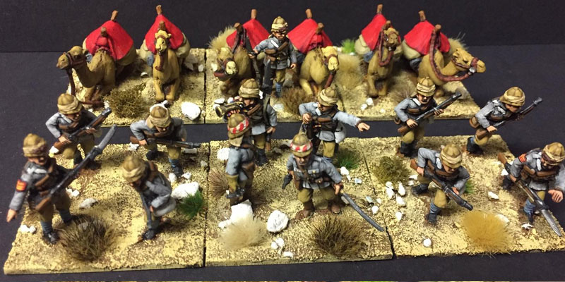 Dismounted Camel Corps.